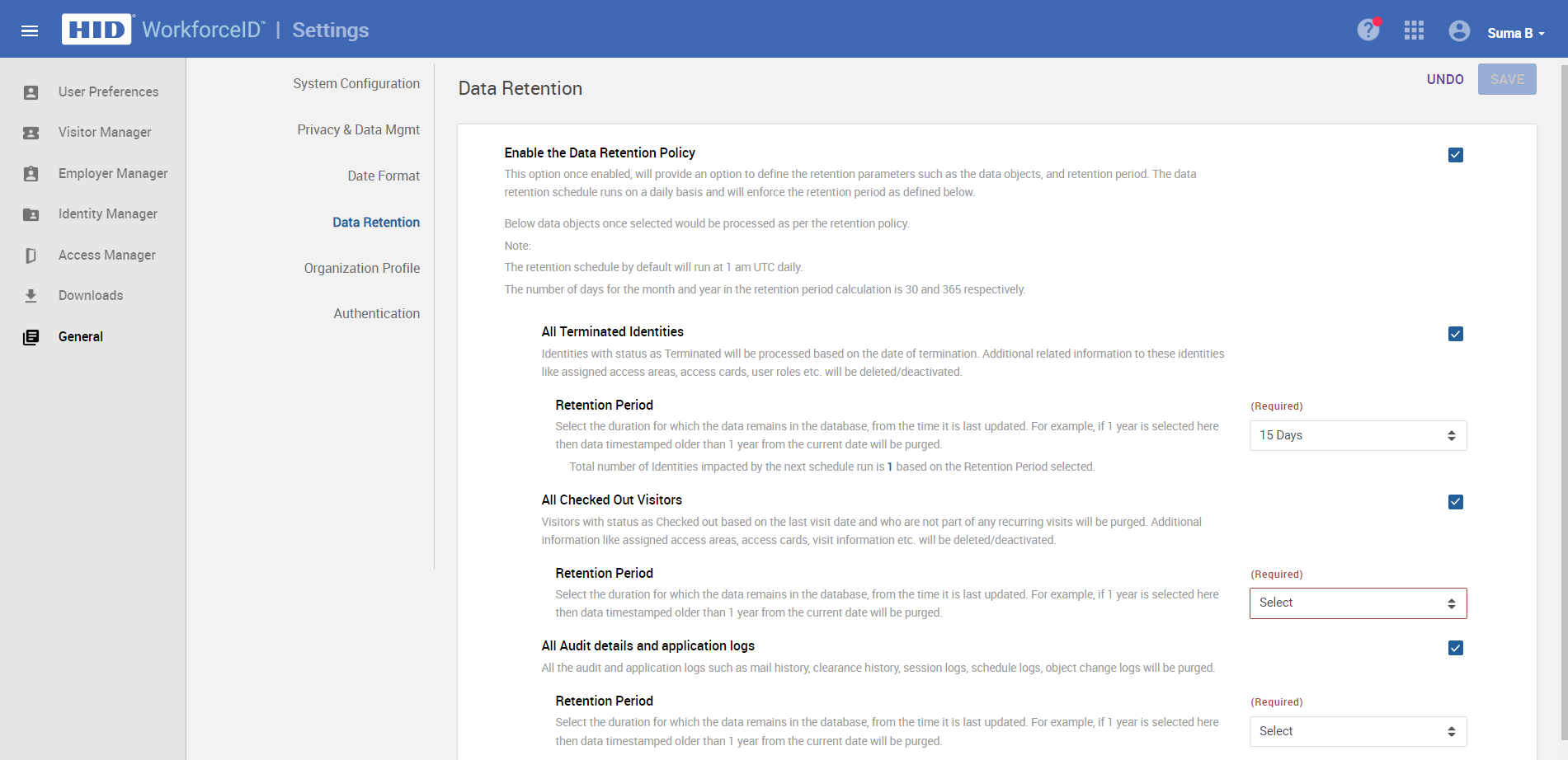 Data Retention